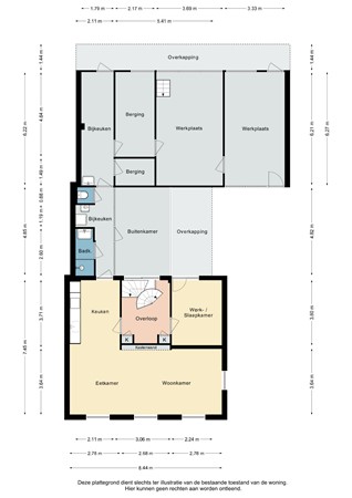 Foto - Verkocht onder voorbehoud: Ruime en veelzijdige vrijstaande woning met 173 m² woonoppervlakte,  extra leefverdieping, 3 slaapkamers (mogelijkheid tot 4), 2 badkamers, royaal bijgebouw en tuin op het zuidoosten in Hulsberg